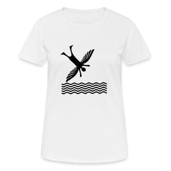 Icarus - Women's Breathable T-Shirt - white - Front - AI Model Female 172 dark (172cm)
