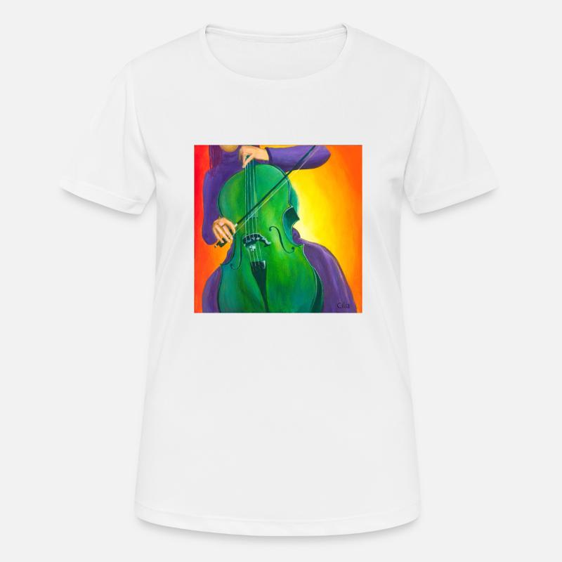 Cello - Women's Breathable T-Shirt - white