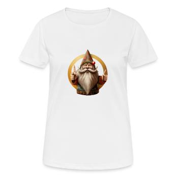 Dilu le lutin - T-shirt respirant Femme - blanc - Devant - AI Model Female 172 dark (172cm)