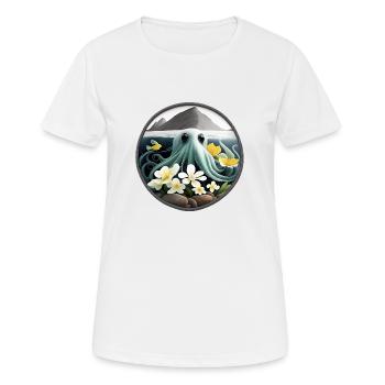 Calmar - T-shirt respirant Femme - blanc - Devant - AI Model Female 172 dark (172cm)