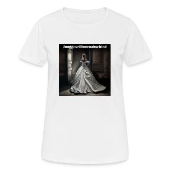 Junggesellinnenabschied - Frauen T-Shirt atmungsaktiv - Weiß - Vorne - AI Model Female 172 dark (172cm)