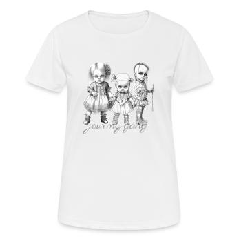 Goth babys - Frauen T-Shirt atmungsaktiv - Weiß - Vorne - AI Model Female 172 dark (172cm)