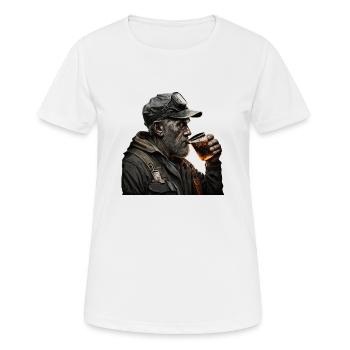 Bergbau Bier. Cooler Minenarbeiter - Frauen T-Shirt atmungsaktiv - Weiß - Vorne - AI Model Female 172 dark (172cm)