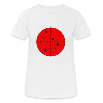 fadenkreuz schuss - Frauen T-Shirt atmungsaktiv - Weiß - Vorne - AI Model Female 172 dark (172cm)