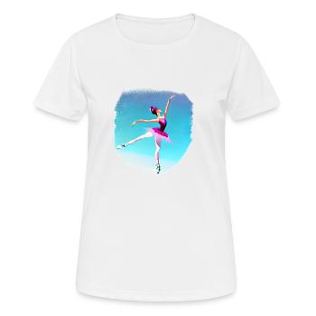 Dancer Ballet Gift Dance Ballerina Dance Class - Women's Breathable T-Shirt - white - Front - AI Model Female 172 dark (172cm)