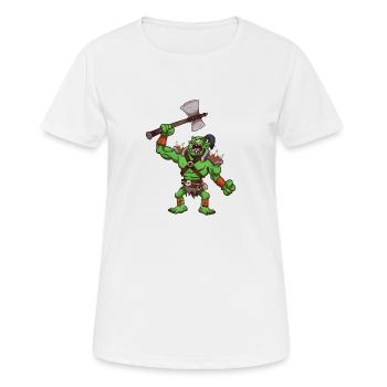 Troll Chief - Women's Breathable T-Shirt - white - Front - AI Model Female 172 dark (172cm)