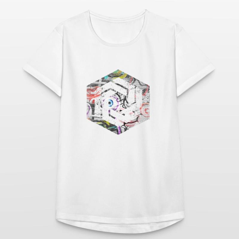 hexagon programming programmer coding geometric Women's Breathable T-Shirt