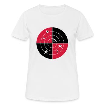 fadenkreuz schuss - Frauen T-Shirt atmungsaktiv - Weiß - Vorne - AI Model Female 172 dark (172cm)