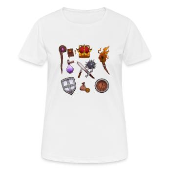 Éléments fantastiques - T-shirt respirant Femme - blanc - Devant - AI Model Female 172 dark (172cm)