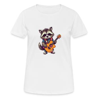 Wenn es zu laut ist, bist du zu alt! Kunst - Frauen T-Shirt atmungsaktiv - Weiß - Vorne - AI Model Female 172 dark (172cm)