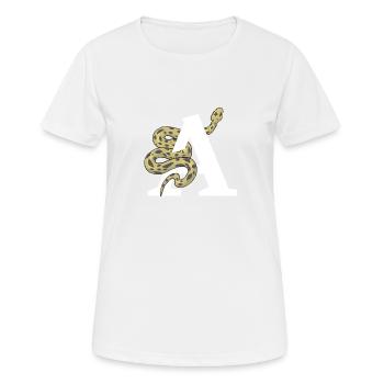 Brief an die Schlange - Frauen T-Shirt atmungsaktiv - Weiß - Vorne - AI Model Female 172 dark (172cm)