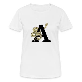 Brief an die Schlange - Frauen T-Shirt atmungsaktiv - Weiß - Vorne - AI Model Female 172 dark (172cm)