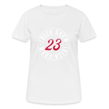 Ibiza 23 - Women's Breathable T-Shirt - white - Front - AI Model Female 172 dark (172cm)