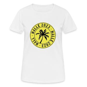 Malle 2023 - T-shirt respirant Femme - blanc - Devant - AI Model Female 172 dark (172cm)