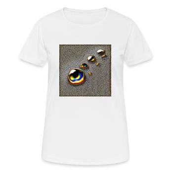Verser des larmes - T-shirt respirant Femme - blanc - Devant - AI Model Female 172 dark (172cm)