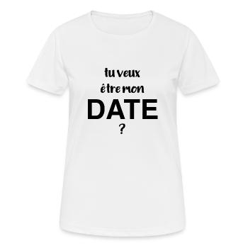 Rencard - T-shirt respirant Femme - blanc - Devant - AI Model Female 172 dark (172cm)