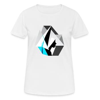 À la mode tardive - T-shirt respirant Femme - blanc - Devant - AI Model Female 172 dark (172cm)