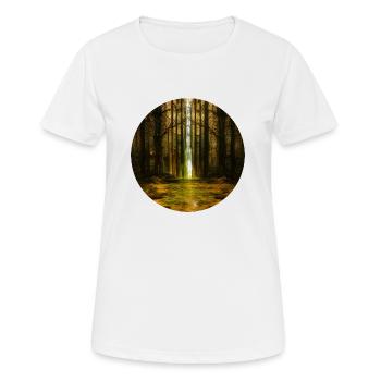 Dark forest - Women's Breathable T-Shirt - white - Front - AI Model Female 172 dark (172cm)