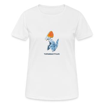 TUPANDACTYLUS - Frauen T-Shirt atmungsaktiv - Weiß - Vorne - AI Model Female 172 dark (172cm)