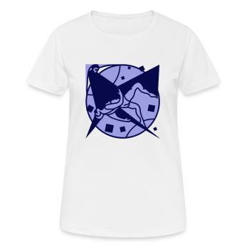 Emmenez-moi avec vous. Protection et sauvetage dans la solitude - T-shirt respirant Femme - blanc - Devant - AI Model Female 172 dark (172cm)