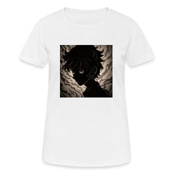 Shadow Anime - Frauen T-Shirt atmungsaktiv - Weiß - Vorne - AI Model Female 172 dark (172cm)
