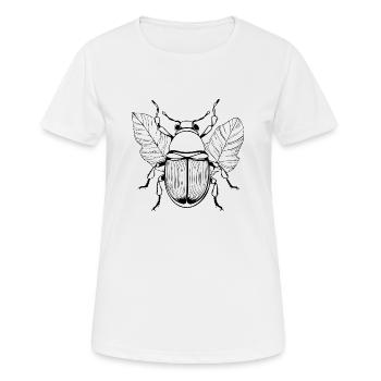 Insectes, bestioles, arthropodes - T-shirt respirant Femme - blanc - Devant - AI Model Female 172 dark (172cm)