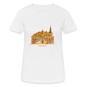 Rietberg Rathaus Ems Nordrhein-Westfalen Gütersloh - Frauen T-Shirt atmungsaktiv - Weiß - Vorne - AI Model Female 172 dark (172cm)