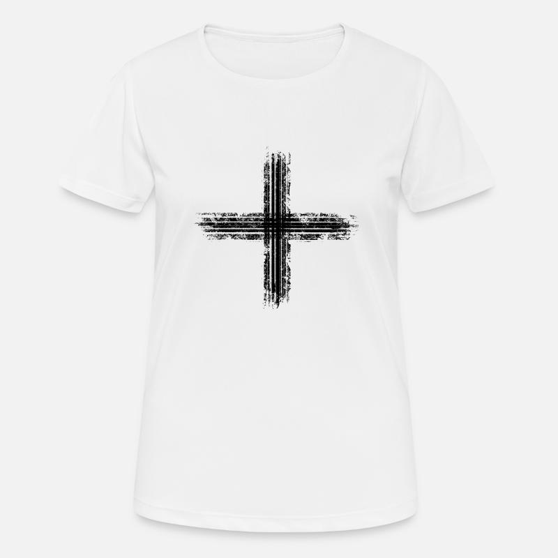 Black plus - Women's Breathable T-Shirt - white