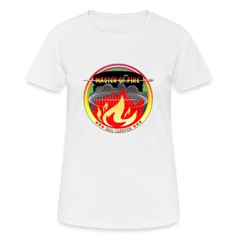 Master of fire - Women's Breathable T-Shirt - white - Front - AI Model Female 172 dark (172cm)