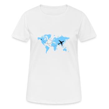 Go on - Women's Breathable T-Shirt - white - Front - AI Model Female 172 dark (172cm)