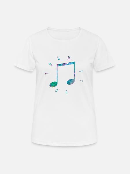 Turn it up - Women's Breathable T-Shirt - white
