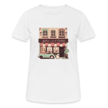 Backwerke und Bäckerei: Eine köstliche Kombination - Frauen T-Shirt atmungsaktiv - Weiß - Vorne - AI Model Female 172 dark (172cm)