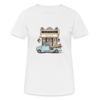Backwerke und Bäckerei: Eine köstliche Kombination - Frauen T-Shirt atmungsaktiv - Weiß - Vorne - AI Model Female 172 dark (172cm)