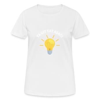 Va te coucher élections Turquie - T-shirt respirant Femme - blanc - Devant - AI Model Female 172 dark (172cm)