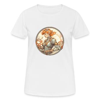 Astro Beauté 3 - T-shirt respirant Femme - blanc - Devant - AI Model Female 172 dark (172cm)