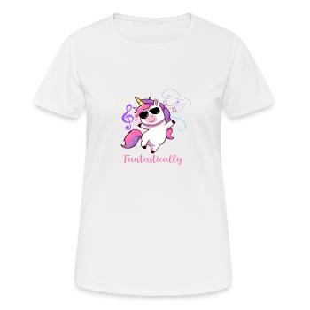 Fantastically Cute Unicorn - Women's Breathable T-Shirt - white - Front - AI Model Female 172 dark (172cm)