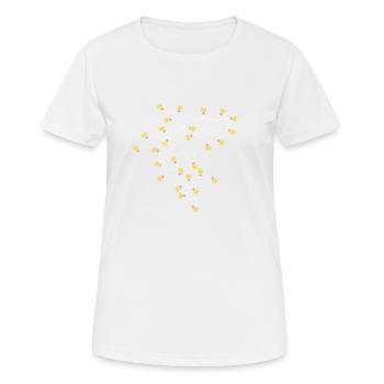 Requin lampe - T-shirt respirant Femme - blanc - Devant - AI Model Female 172 dark (172cm)