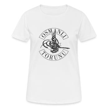 Türkiye - Frauen T-Shirt atmungsaktiv - Weiß - Vorne - AI Model Female 172 dark (172cm)