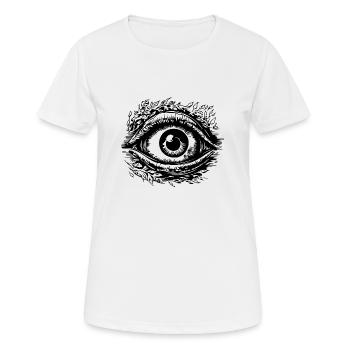 Eye Eyes Ophthalmologist - Women's Breathable T-Shirt - white - Front - AI Model Female 172 dark (172cm)