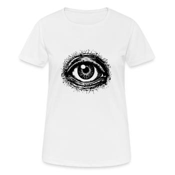 Eye Eyes Ophthalmologist - Women's Breathable T-Shirt - white - Front - AI Model Female 172 dark (172cm)