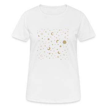Espace pot-pourri - vintage - T-shirt respirant Femme - blanc - Devant - AI Model Female 172 dark (172cm)