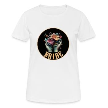 BRIDE,TSHIRT - T-shirt respirant Femme - blanc - Devant - AI Model Female 172 dark (172cm)