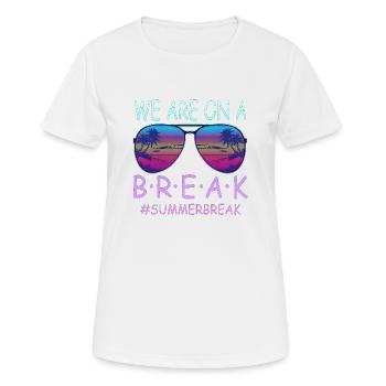 Abschlussfeier 2024 Abiturfeier - Frauen T-Shirt atmungsaktiv - Weiß - Vorne - AI Model Female 172 dark (172cm)