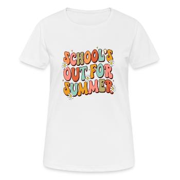 Abschlussfeier 2024 Abiturfeier - Frauen T-Shirt atmungsaktiv - Weiß - Vorne - AI Model Female 172 dark (172cm)
