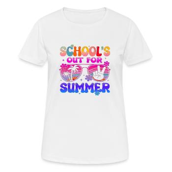 Abschlussfeier 2024 Abiturfeier - Frauen T-Shirt atmungsaktiv - Weiß - Vorne - AI Model Female 172 dark (172cm)
