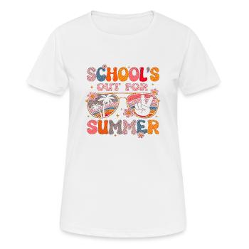 Abschlussfeier 2024 Abiturfeier - Frauen T-Shirt atmungsaktiv - Weiß - Vorne - AI Model Female 172 dark (172cm)