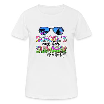 Abschlussfeier 2024 Abiturfeier - Frauen T-Shirt atmungsaktiv - Weiß - Vorne - AI Model Female 172 dark (172cm)