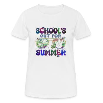 Remise des diplômes de la classe 2024 Fête de remise des diplômes du lycée - T-shirt respirant Femme - blanc - Devant - AI Model Female 172 dark (172cm)
