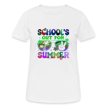 Abschlussfeier 2024 Abiturfeier - Frauen T-Shirt atmungsaktiv - Weiß - Vorne - AI Model Female 172 dark (172cm)