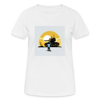 Skybound Tank Warrior - T-shirt respirant Femme - blanc - Devant - AI Model Female 172 dark (172cm)